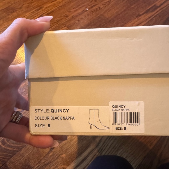 Tony Bianco Quincy Black Nappa Boots NEW - Picture 7 of 16